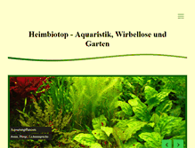 Tablet Screenshot of heimbiotop.de